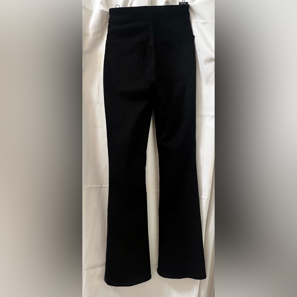 NWOT Zara Stretch Jeans - Black Flare - Size 2 - Picture 5 of 7